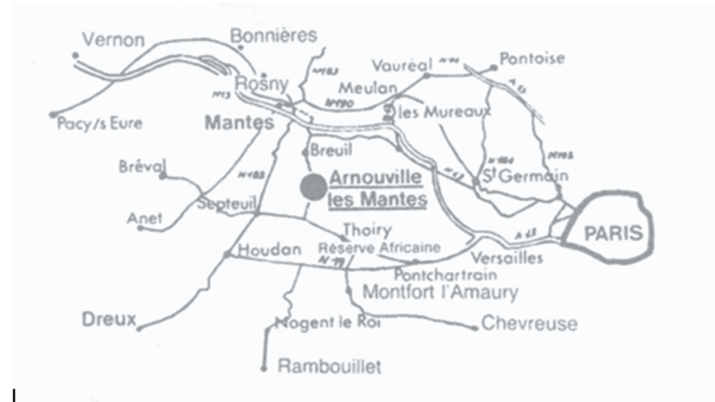 carte des régions desservies